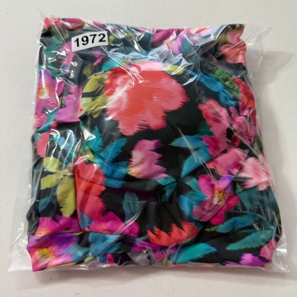 Swim Solutions Plus Floral V-Neck Swimdress Bust Support Tummy Control 18W NWT - Picture 14 of 14